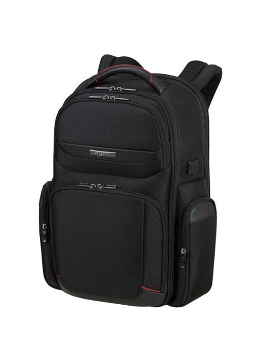 Samsonite Pro-DLX 6 vergrootbare rugzak met 17,3 inch laptopvak - voorkant 3 zwart