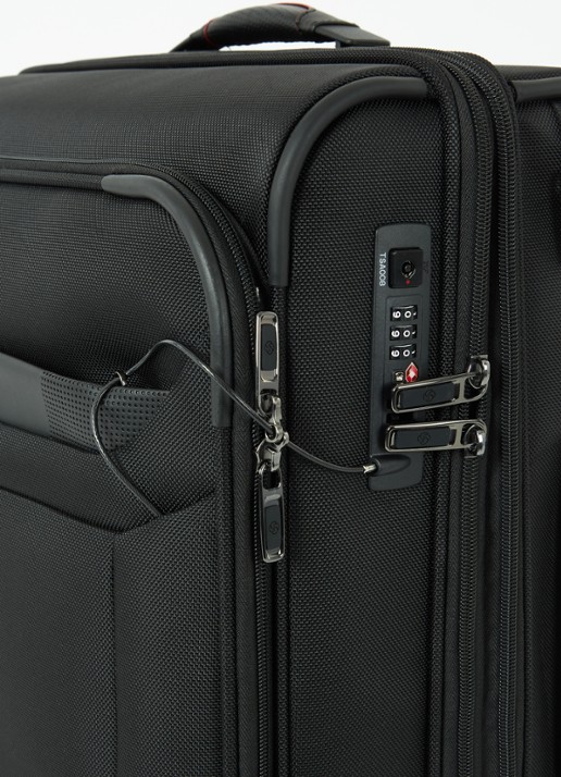 Samsonite Pro-DLX 6 vergrootbare spinner 55 cm - detail 4 zwart