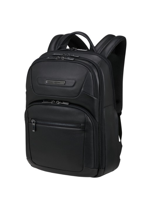 Samsonite PRO-DLX rugzak met 14,1 inch laptopvak - voorkant 3 zwart