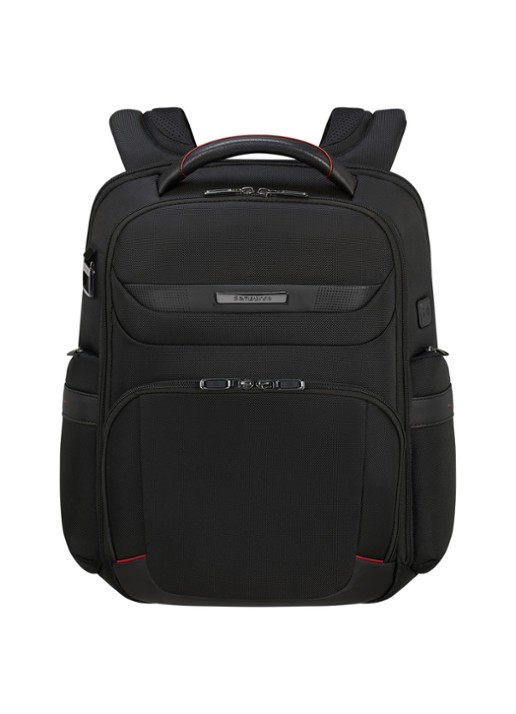 Samsonite Pro-DLX rugzak met 15,6 inch laptopvak - voorkant 2 zwart