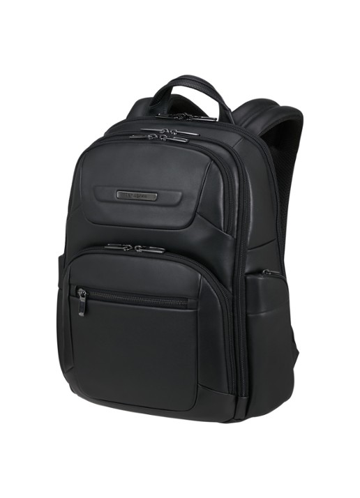 Samsonite PRO-DLX rugzak met 15,6 inch laptopvak - voorkant 2 zwart