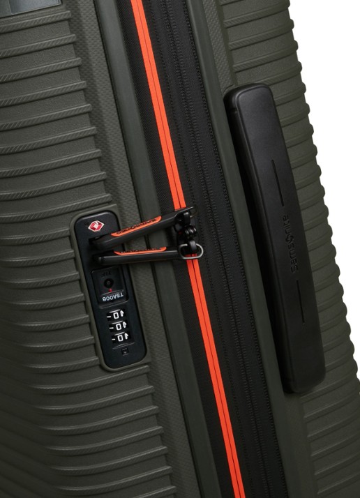 Samsonite Prodiver vergrootbare spinner 55 cm - detail mosgroen
