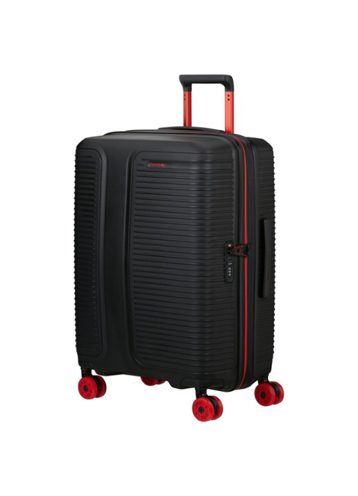 Samsonite Prodiver vergrootbare spinner 69 cm - voorkant 2 zwart