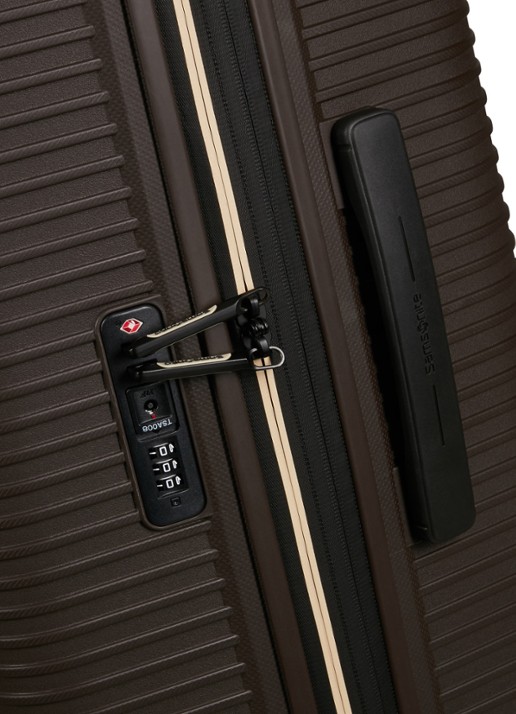 Samsonite Prodiver vergrootbare spinner 69 cm - achterkant 3 donkerbruin