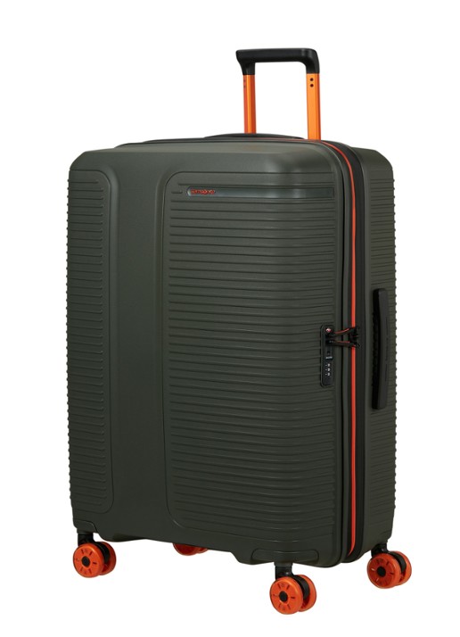 Samsonite Prodiver vergrootbare spinner 75 cm - voorkant 2 mosgroen