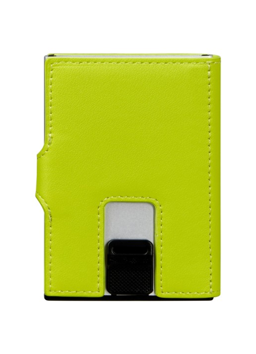 Samsonite Proxis pasjeshouder van leer - achterkant 3 lime