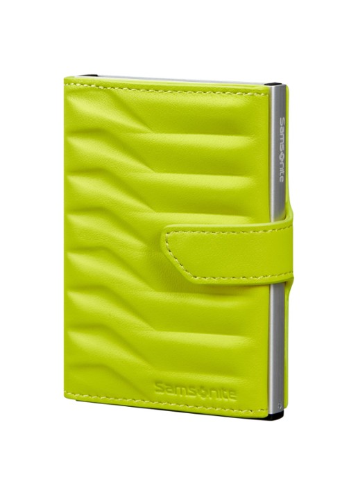 Samsonite Proxis pasjeshouder van leer - detail 4 lime