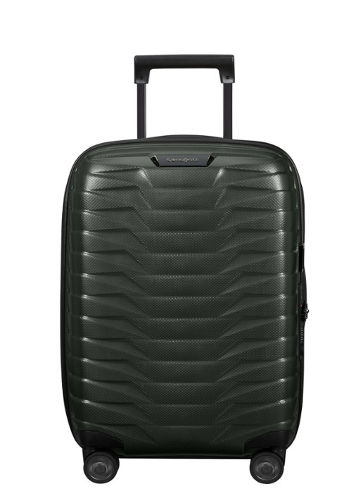 Samsonite Proxis spinner 55 cm  - voorkant 5 bronsgroen