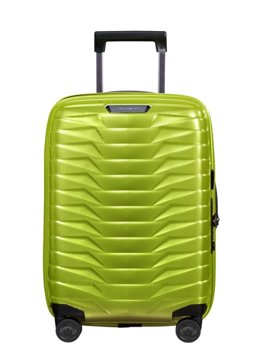 Samsonite Proxis vergrootbare spinner 55 cm - voorkant 2 lime