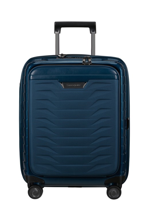 Samsonite Proxis vergrootbare spinner 55 cm - voorkant petrol
