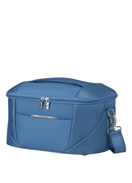Samsonite Re-Lite beautycase met afneembare schouderriem - voorkant 5 capri blue