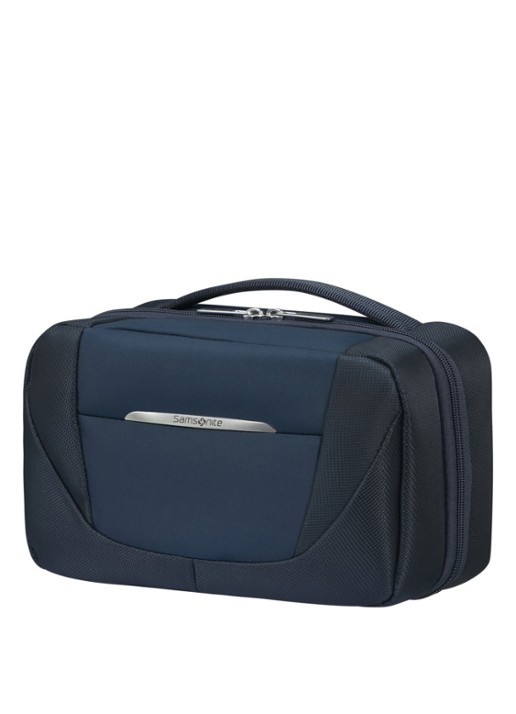Samsonite Re-Lite toilettas met logo - voorkant 3 midnight blue