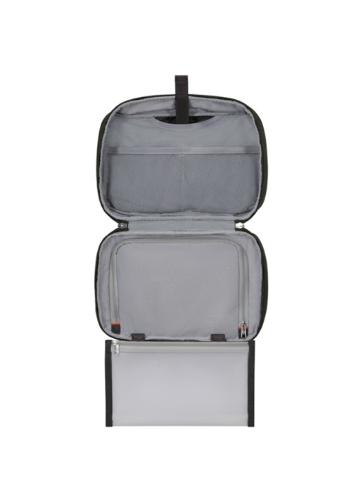 Samsonite Re-Lite toilettas met logo - voorkant 4 climbing ivy / bronsgroen