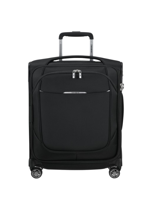 Samsonite Re-Lite vergrootbare spinner 55 cm  - voorkant 5 black