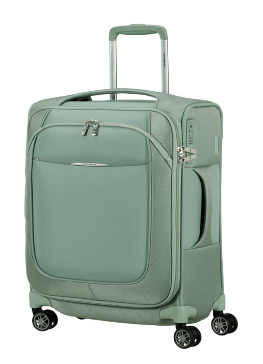 Samsonite Re-Lite vergrootbare spinner 55 cm - voorkant 2 lindegroen