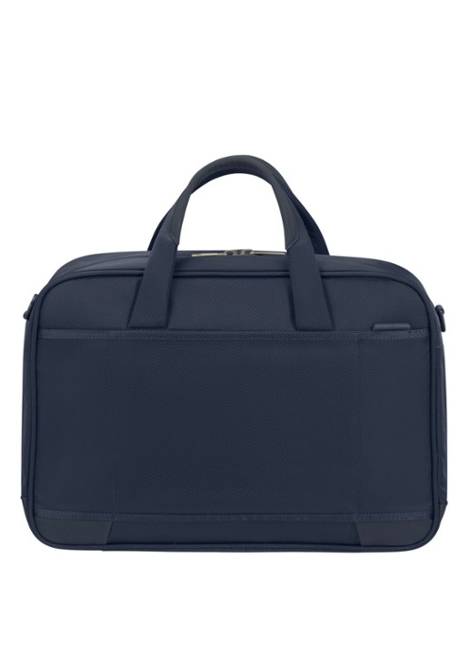 Samsonite Respark schoudertas met 15,6 inch laptopvak - achterkant donkerblauw