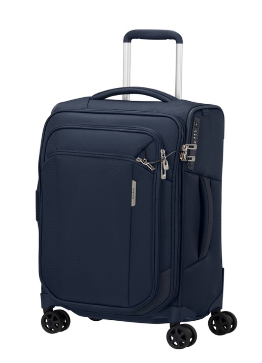 Samsonite Respark spinner  55 cm - voorkant 7 donkerblauw