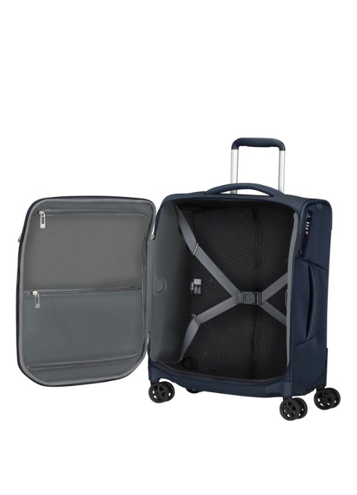 Samsonite Respark spinner 55 cm - detail donkerblauw