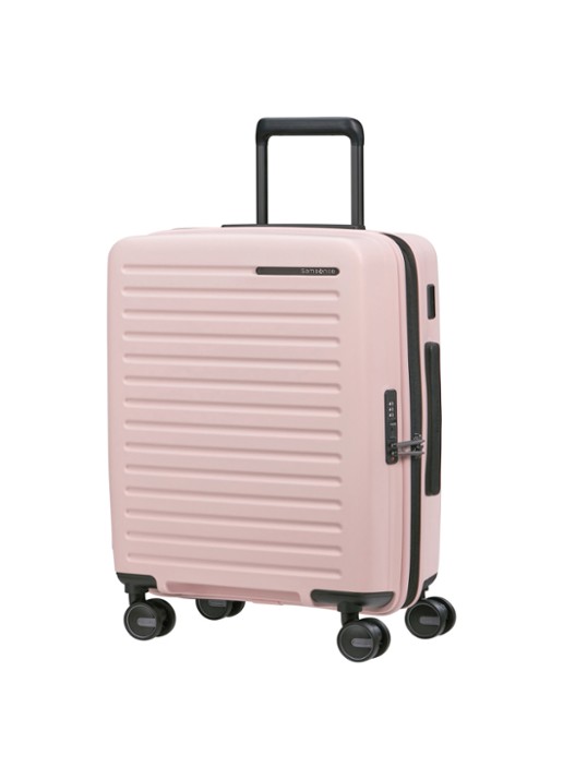 Samsonite Restackd spinner 55 cm - voorkant 4 roze