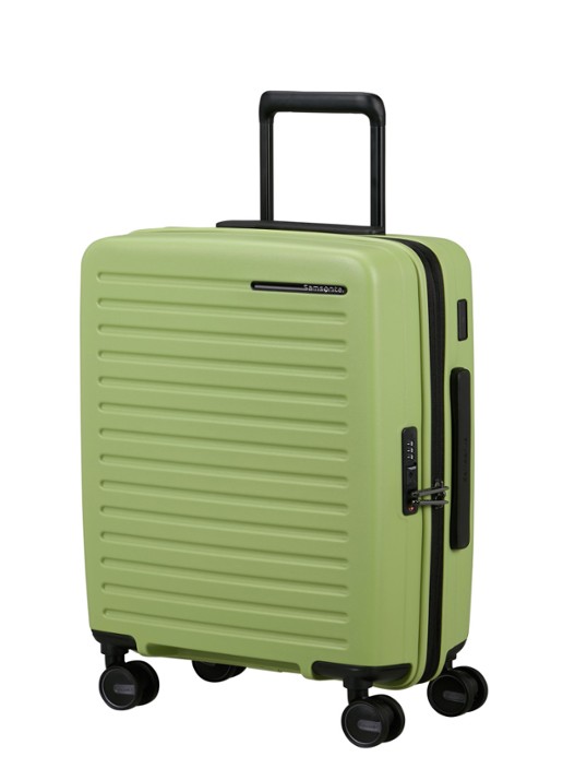 Samsonite Restackd spinner 55 cm - voorkant 4 groen