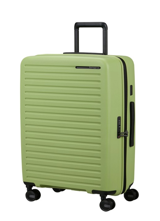 Samsonite Restackd spinner 68 cm - voorkant 2 groen