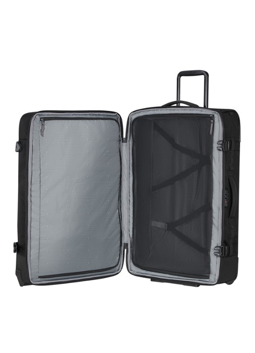 Samsonite Roadseeker Duffle trolley 79 cm - voorkant 2 deep black / zwart