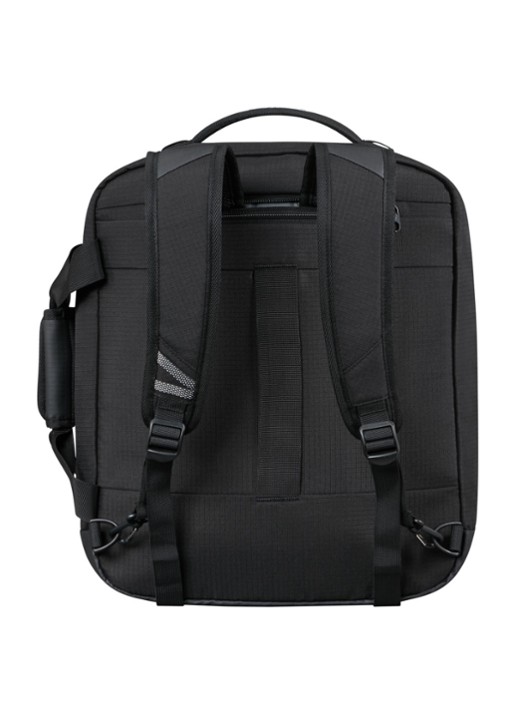 Samsonite Roadseeker Duffle Underseater rugzak  - achterkant 3 deep black / zwart