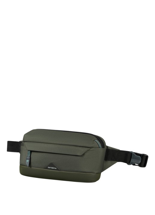 Samsonite Roadseeker heuptas met logo - voorkant 3 dark olive / olijfgroen