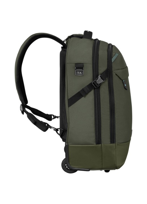 Samsonite Roadseeker Laptop/Backpack trolley met 17,3 inch laptopvak - detail 5 dark olive / olijfgroen