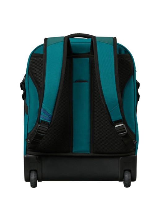 Samsonite Roadseeker Laptop/Backpack trolley met 17,3 inch laptopvak - achterkant 5 deep teal / zeegroen