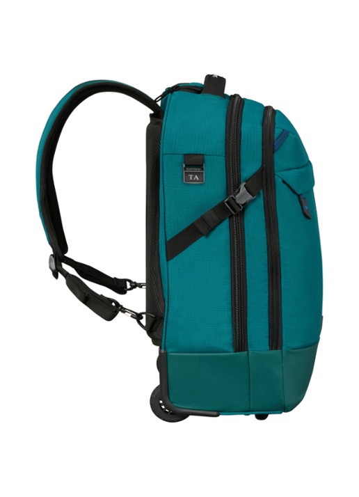 Samsonite Roadseeker Laptop/Backpack trolley met 17,3 inch laptopvak - detail 2 deep teal / zeegroen