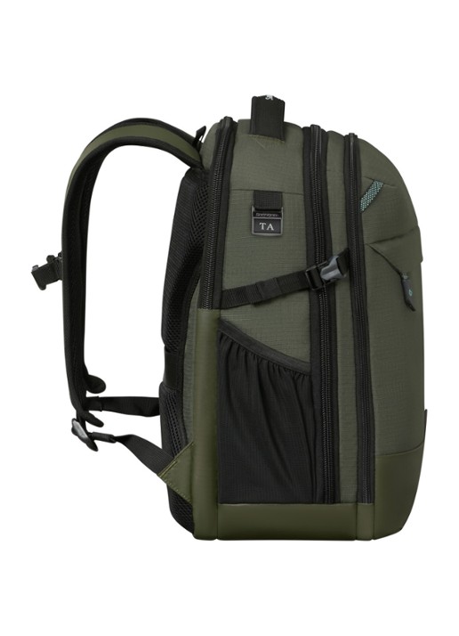 Samsonite Roadseeker laptoprugzak met 15,6 inch laptopvak - detail 4 dark olive / olijfgroen
