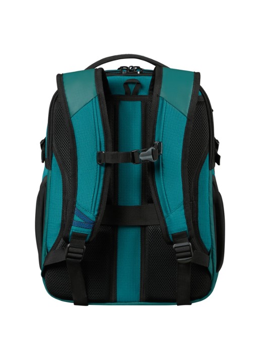 Samsonite Roadseeker laptoprugzak met 15,6 inch laptopvak - achterkant 5 deap teal / zeegroen