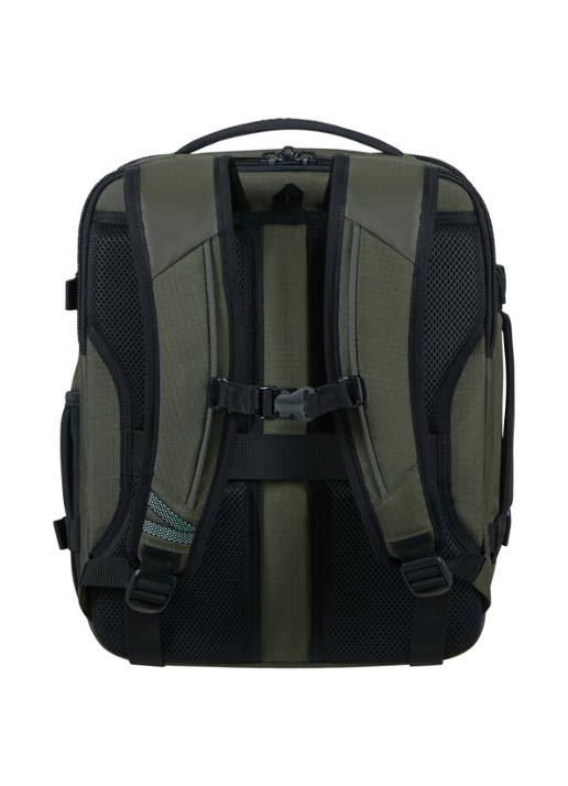 Samsonite Roadseeker rugzak - achterkant 3 olijfgroen
