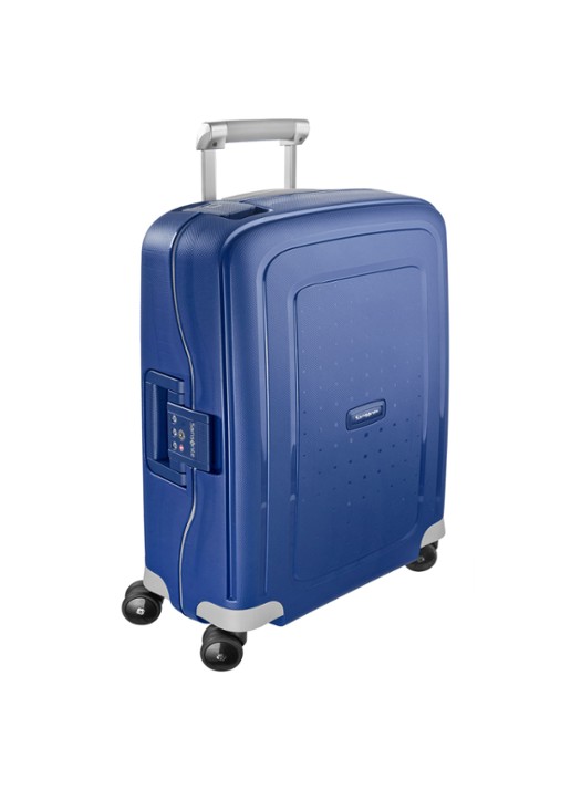 Samsonite S'Cure spinner 55 cm - detail donkerblauw