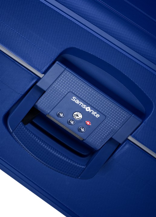 Samsonite S'Cure spinner 55 cm - detail 2 donkerblauw