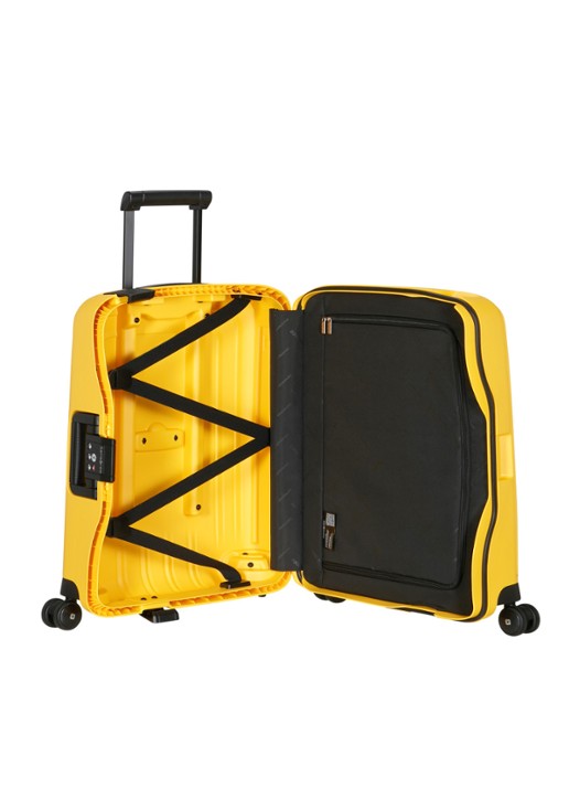 Samsonite S'Cure spinner 55 cm - achterkant 5 geel