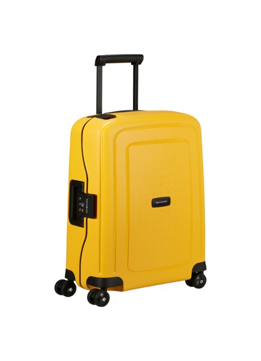 Samsonite S'Cure spinner 55 cm - voorkant 4 geel