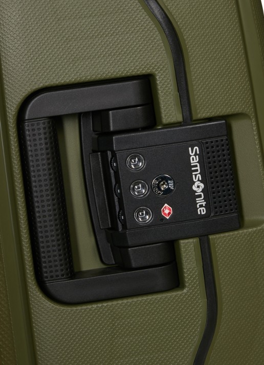 Samsonite S'Cure spinner 55 cm - detail 2 olijfgroen