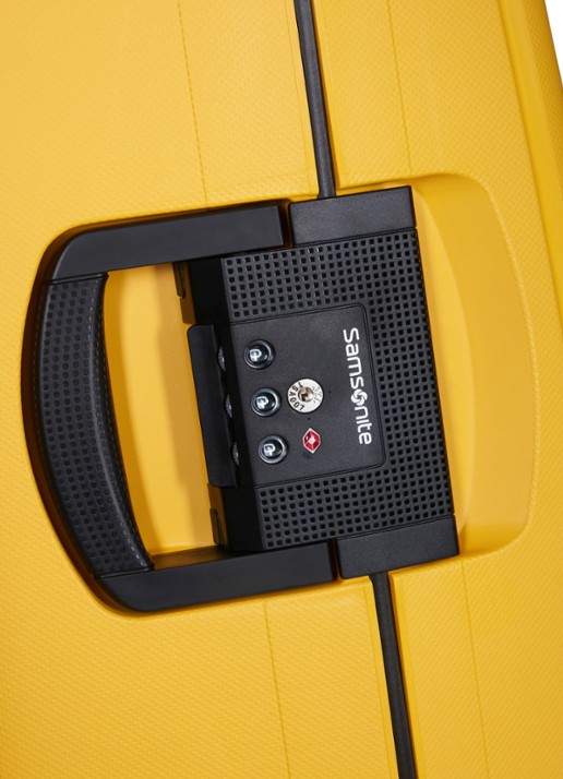 Samsonite S'Cure spinner 69 cm - detail 3 geel