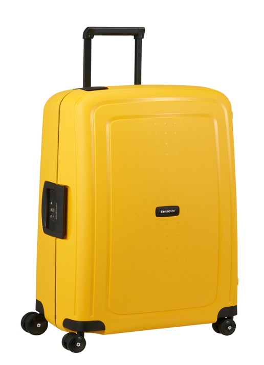 Samsonite S'Cure spinner 69 cm - voorkant 5 geel