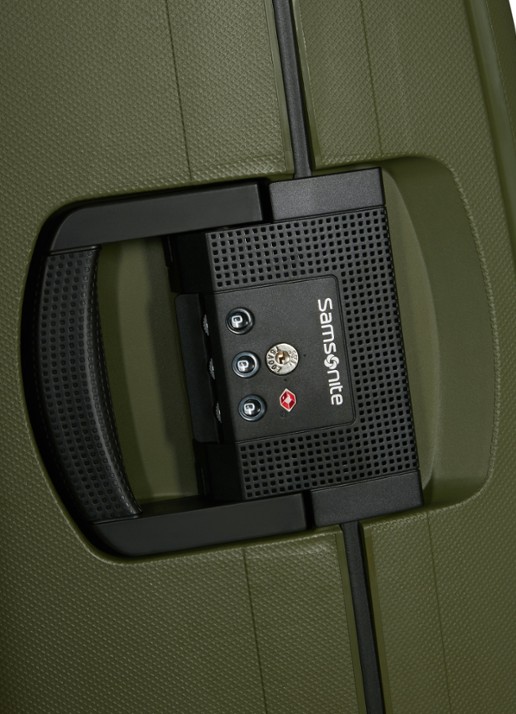 Samsonite S'Cure spinner 69 cm - detail 2 olijfgroen