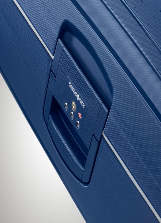 Samsonite S'Cure spinner 75 cm - detail 5 donkerblauw