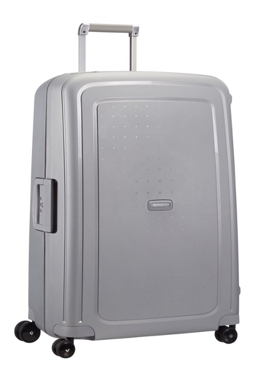 Samsonite S'Cure spinner 75 cm - detail zilver
