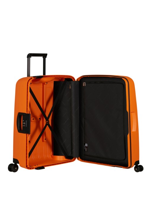 Samsonite S'Cure spinner 75 cm - voorkant 2 apricot / oranje