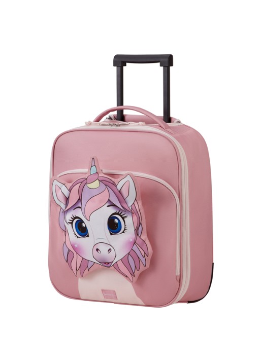 Samsonite Sammies Upright trolley 45 cm - voorkant 4 roze