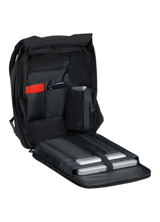 Samsonite Securipak 2.0 rugzak met 15,6 inch laptopvak - achterkant zwart