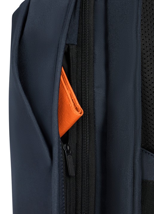 Samsonite Securipak 2.0 rugzak met 17,3 inch laptopvak - detail 2 donkerblauw