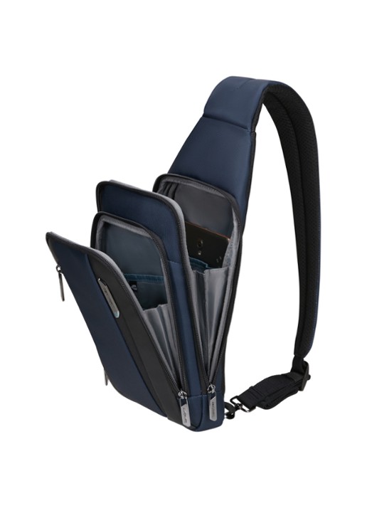 Samsonite Spectrolite 4.0 crossbodytas - achterkant 4 donkerblauw