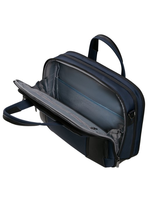 Samsonite Spectrolite 4.0 vergrootbare laptoptas met 15.6 inch laptopvak - achterkant 4 donkerblauw